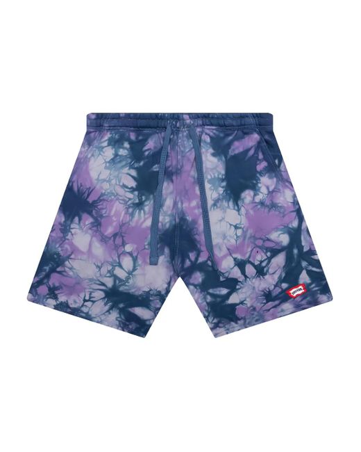 ICECREAM Blue Villain Shorts for men