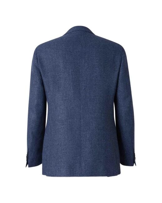 SCABAL® Blue Kenton Single-Breasted Jacket for men