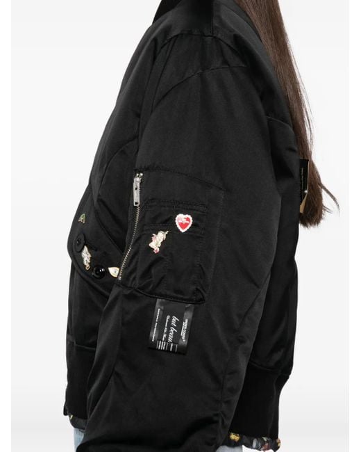 Undercover Black Badge-Embellished Jacket