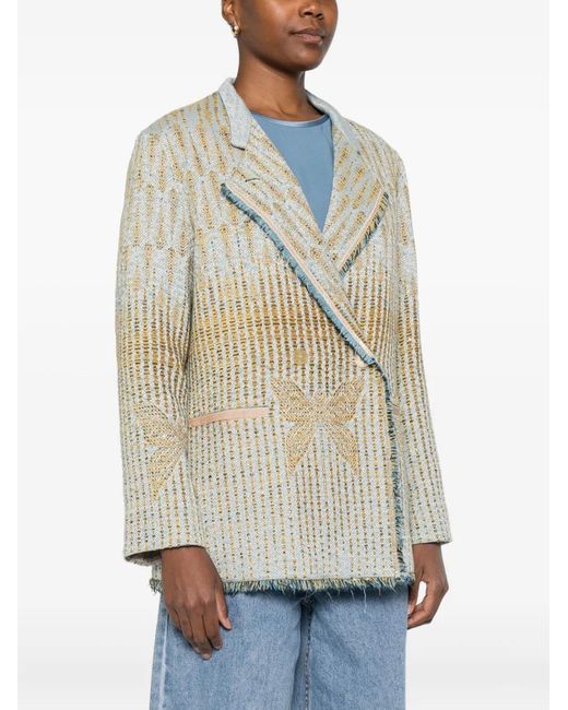 Forte_forte White Double-Breasted Jacket