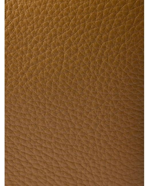 Borsa A Tracolla Piccola Con Placca Logo di Prada in Brown