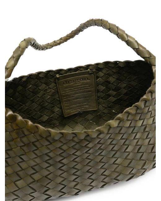 Dragon Diffusion Green Rosanna Woven Tote Bag