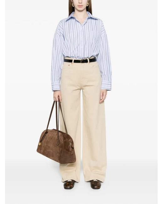 Blazé Milano White Nariida Java Cotton Jeans