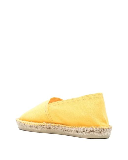A.P.C. Yellow Woven Espadrilles