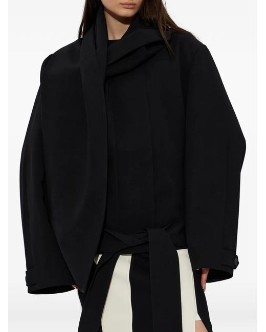 Entire studios Black Belted Jacket