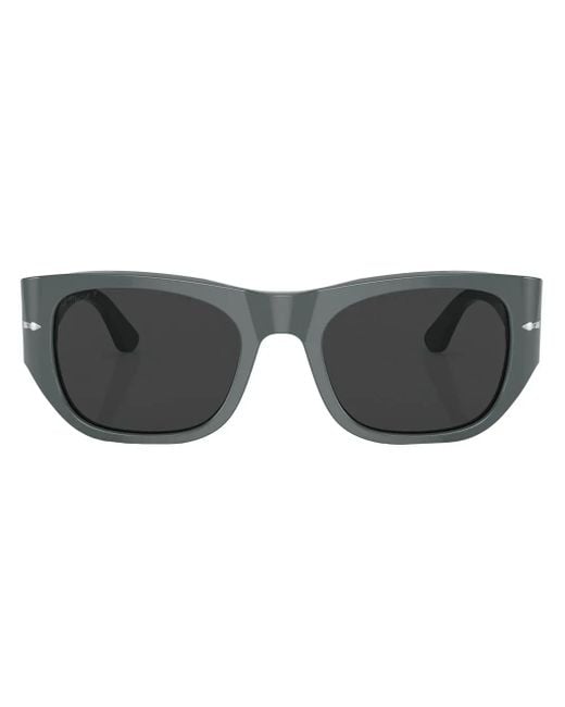 Persol Gray Square Frame Sunglasses
