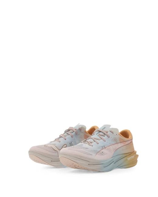 PUMA White Deviate Nitro Elite 4 Run Club Sneakers for men