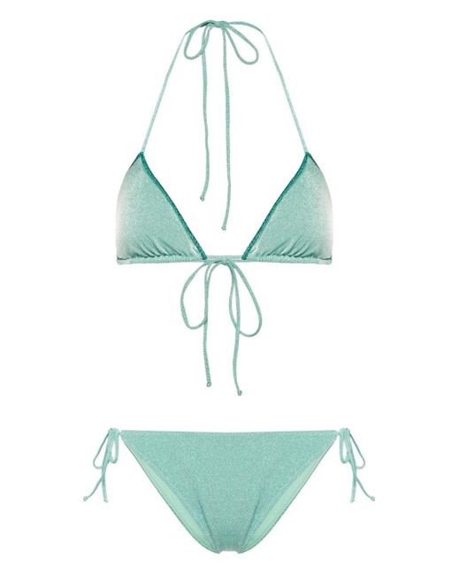 Mc2 Saint Barth Green Leah Lurex-detail Bikini