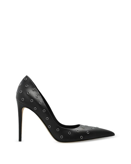 McQueen Black Skull Pumps