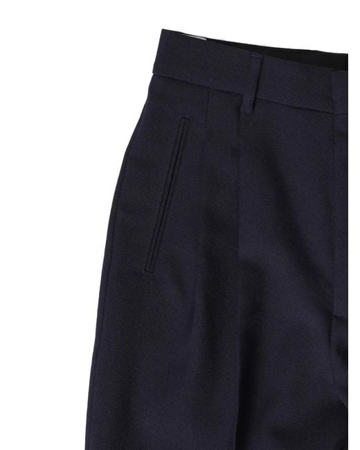 AMI Blue Tailored Trousers