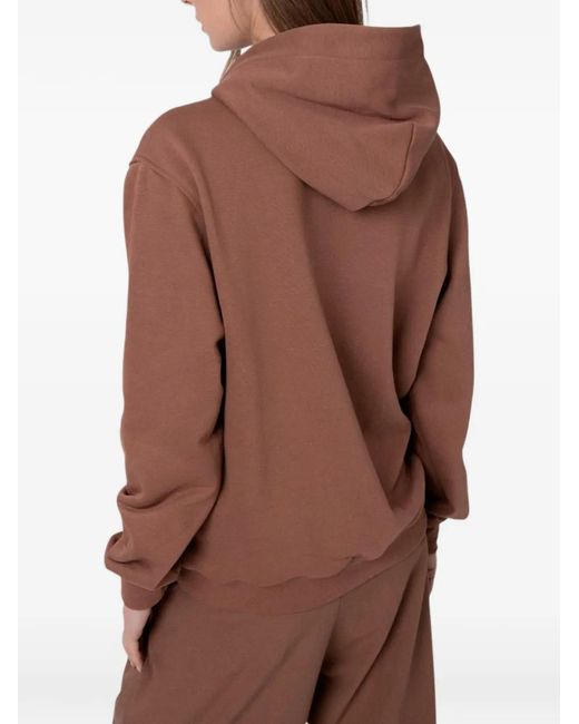 hinnominate Brown Hooded Long-Sleeve Sweater