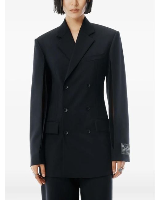 Alexander Wang Blue Double-breasted Blazer Mini Dress