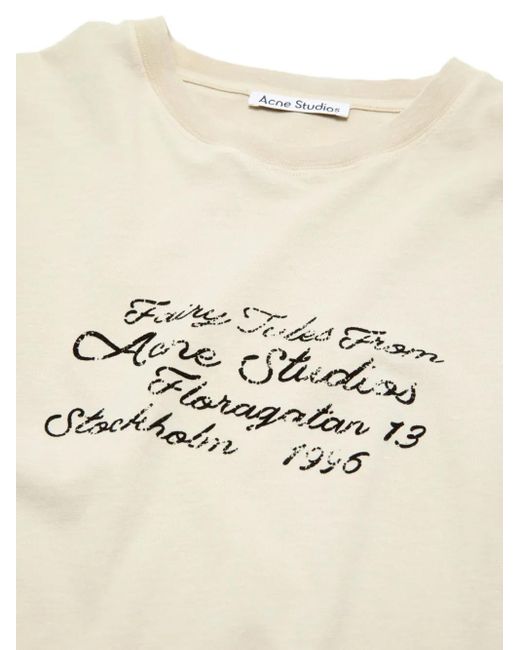 Acne グラフィック Tシャツ White