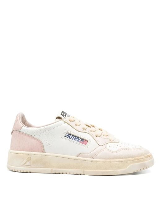 Autry White Super Vintage Sneakers