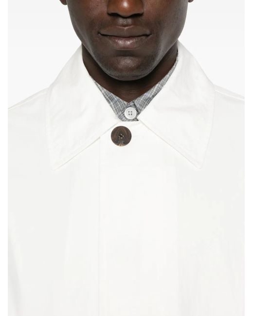 Studio Nicholson White Nevis Coat
