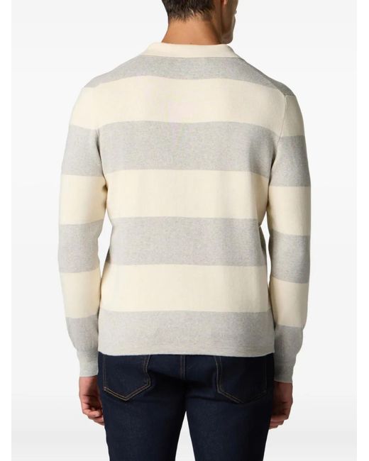Brooks Brothers White Knitted Polo Shirt for men