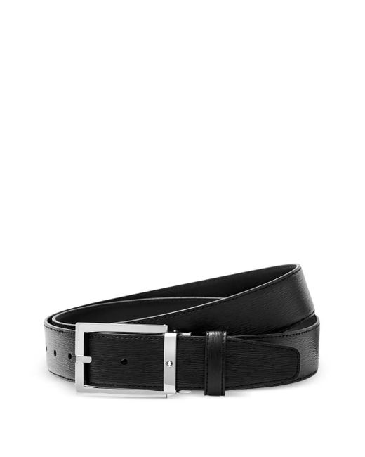 Cintura Reversibile di Montblanc in Black da Uomo
