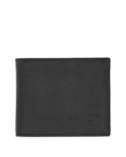 The Bridge Black Bi-Fold Wallet for men