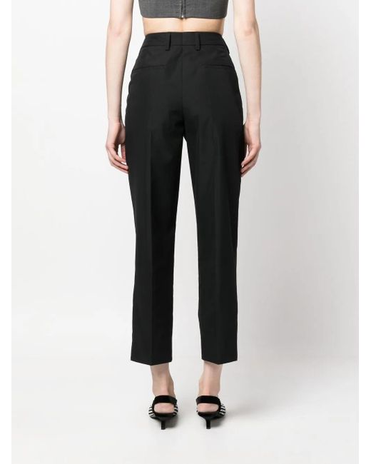 Prada クロップド テーラードパンツ Black