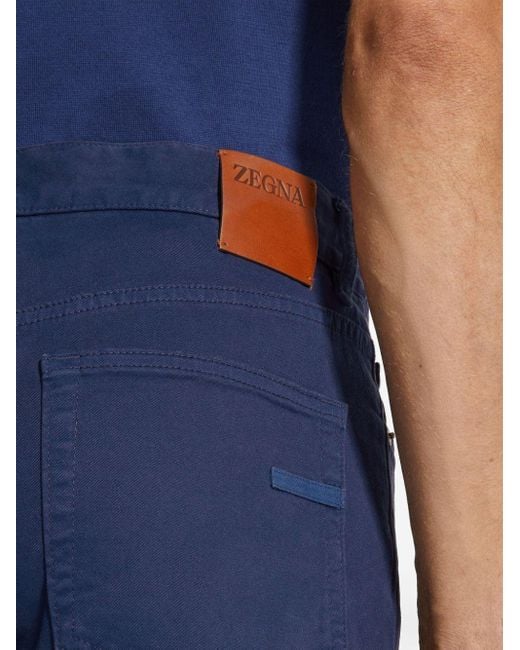 Zegna Roccia Skinny Jeans in het Blue voor heren