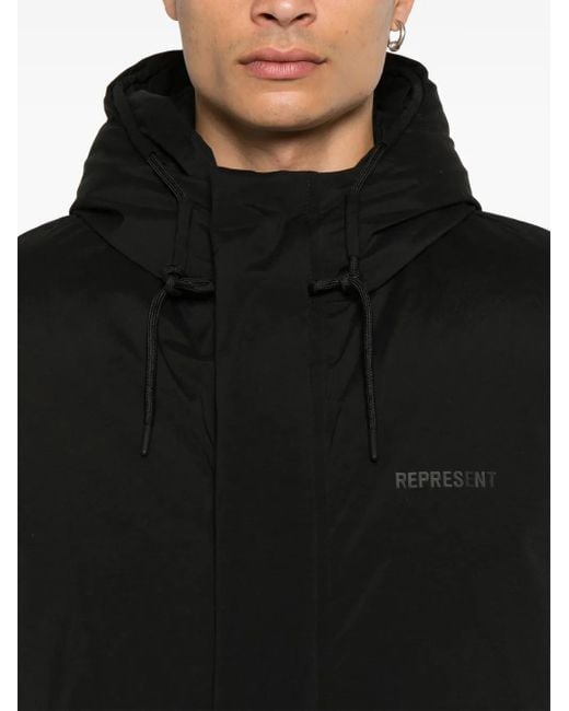 Doudoune À Capuche Represent pour homme en coloris Black
