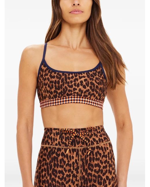 The Upside Black Malawi Badu Crossback Bra