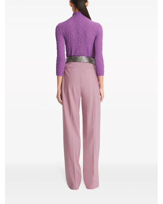 Tory Burch Pink Tailored Wool Pant
