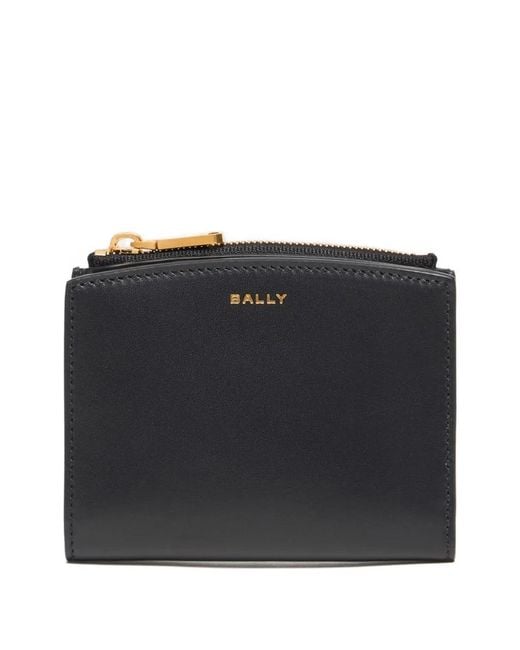 Bally Black Portefeuille Althea En Cuir