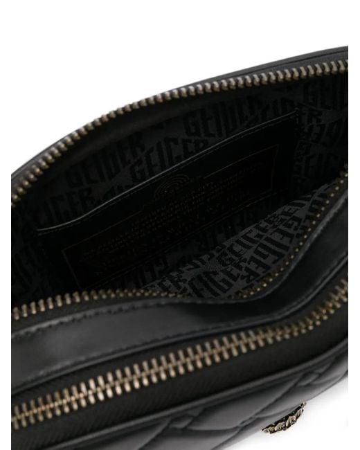 Kurt Geiger Black Dual-Zip Crossbody Bag