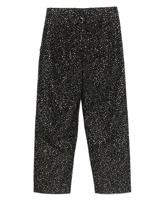 Bode Gray Glitter Trousers for men
