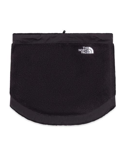 The North Face Black Denali Logo-Embroidered Scarf for men