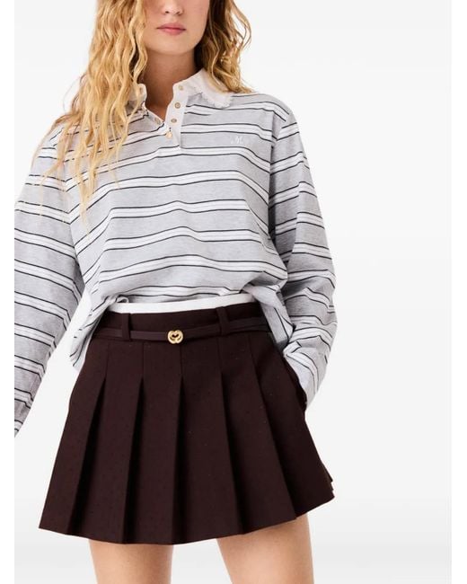 Polo A Rayas Maje de color White