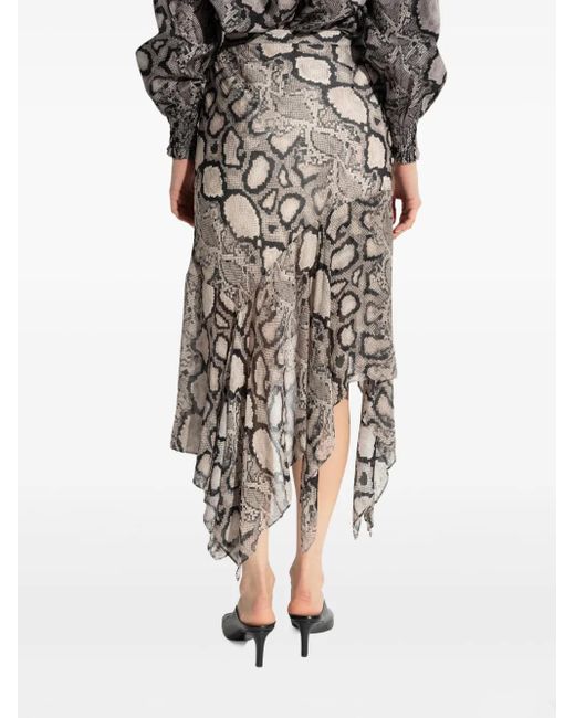 Jupe Cassie À Coupe Mi-Longue AllSaints en coloris Natural