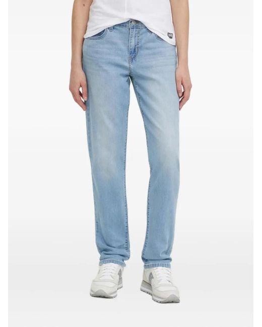 Levi's Blue Logo-Patch Jeans
