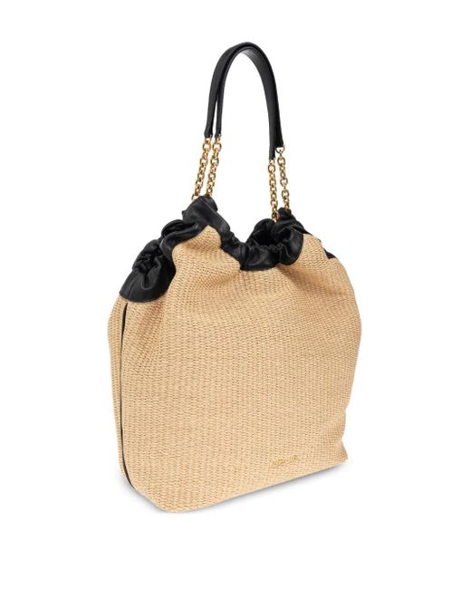 Bolso bombonera Miami DeMellier London de color Natural