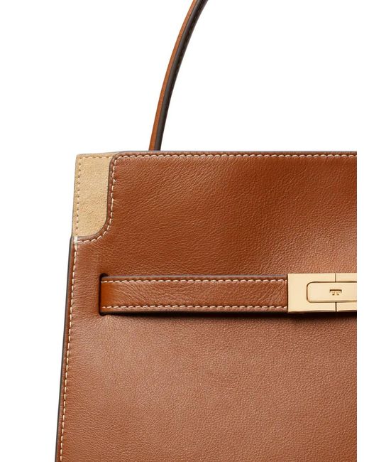 Tory Burch Brown Small Lee Radziwill Double Bag