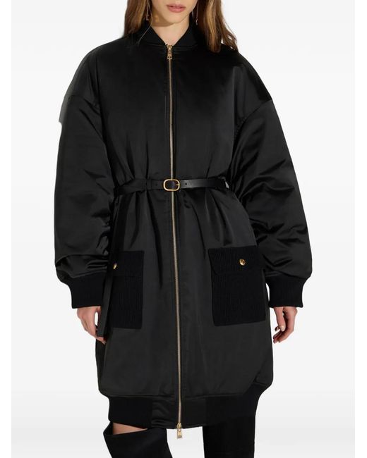 Elisabetta Franchi Black Down Jacket