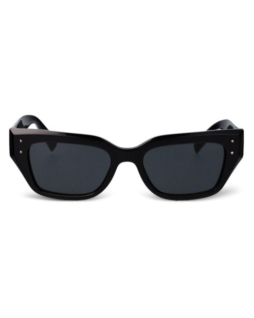 Dolce & Gabbana Black Logo-print Sunglasses