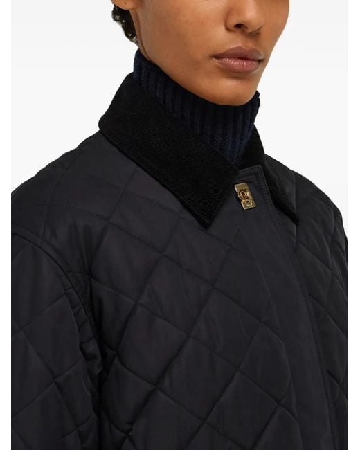 Ferragamo Black Padded Blouson