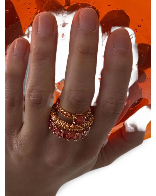 Izabel Display Orange Chunky Ring