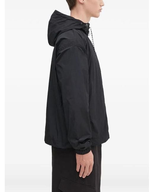 Aries Gray Hooded Zip Jacket for men