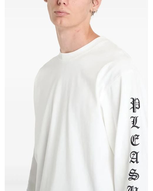 Pleasures White Oe T-Shirt for men