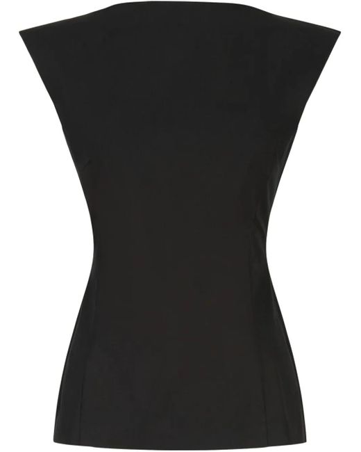 Marni スカルプチュアル トップ Black