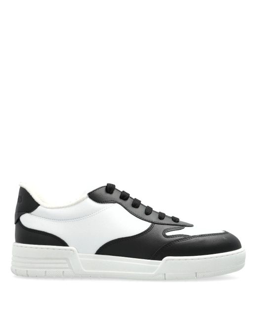 Moschino White Low-Top Sneakers for men