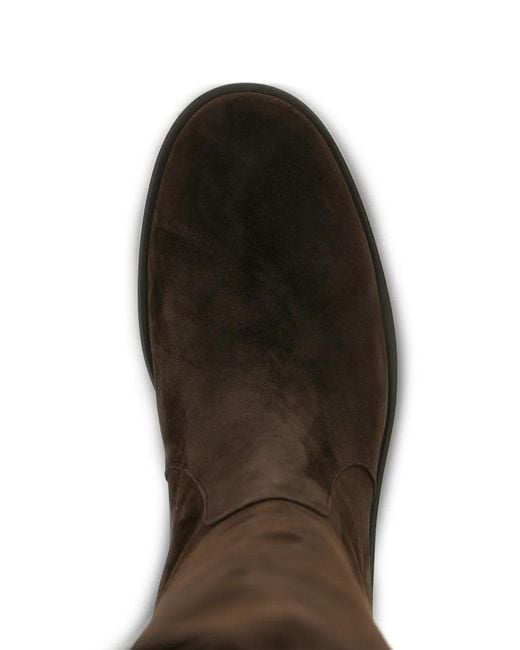 Gianvito Rossi Black Zayne Suede Boots