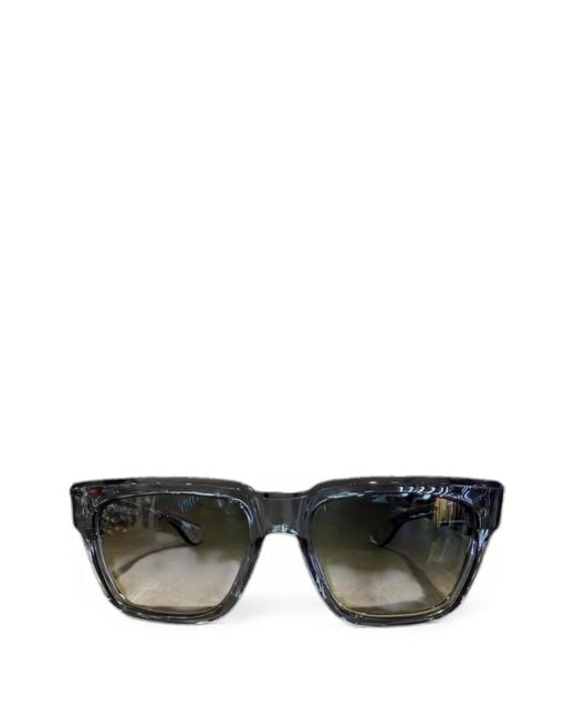 Chrome Hearts Black Box Officer Rectangle-Frame Sunglasses for men