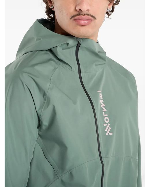 NNormal Green Zip-Fastening Sports Jacket for men