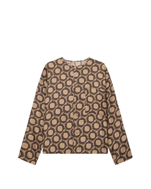 Emporio Armani Natural Patterned Cardigan for men