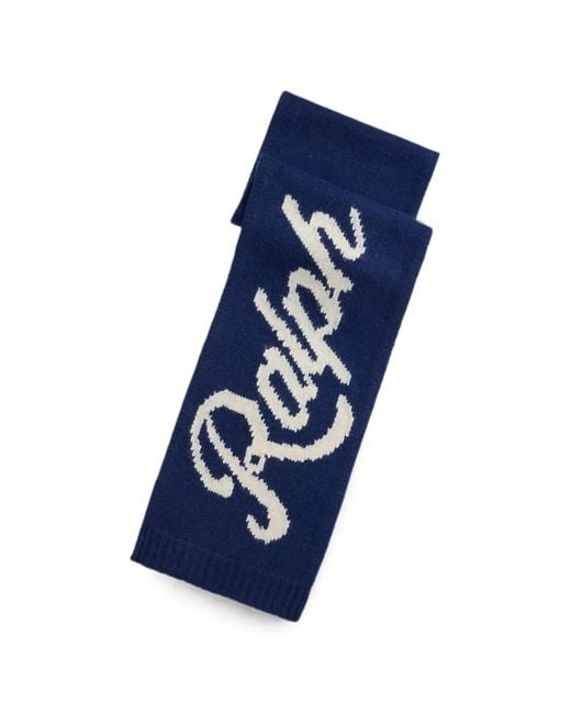 Sciarpa Con Logo di Polo Ralph Lauren in Blue da Uomo
