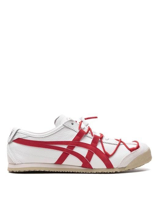 Onitsuka Tiger Pink Mexico 66 "white/classic Red" Sneakers for men
